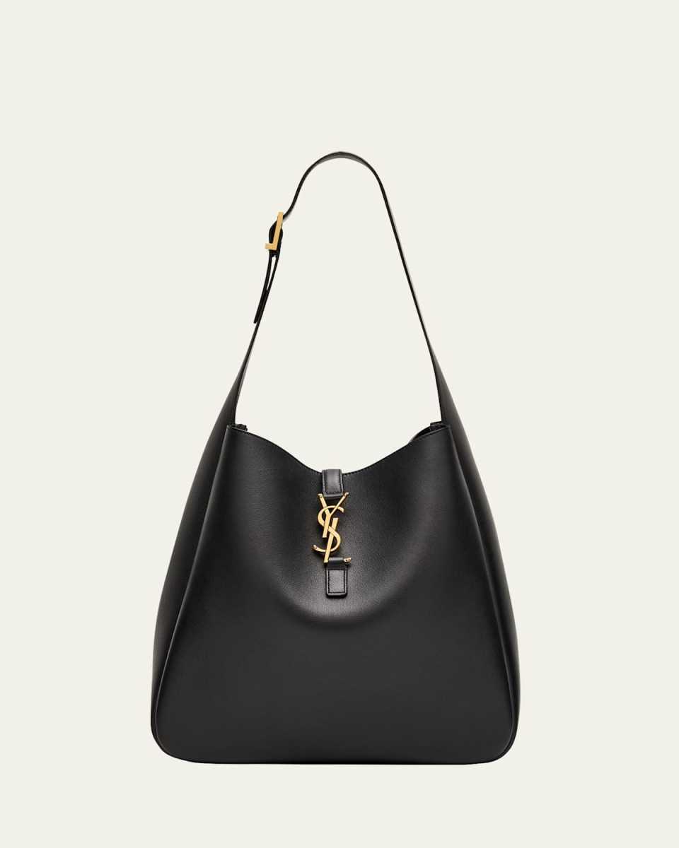Le 5 À 7 Large YSL Shoulder Bag in Grain Leather
